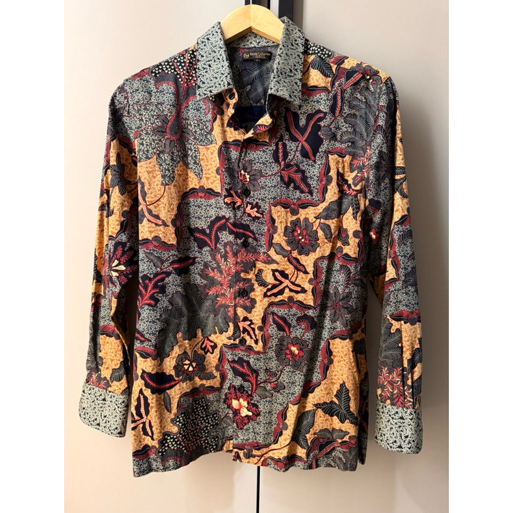 kemeja pria batik keris slim fit