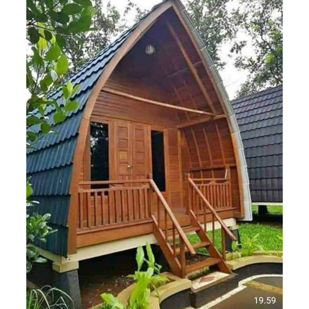 Rumah Kayu Lumbung Murah | Rumah Lumbung