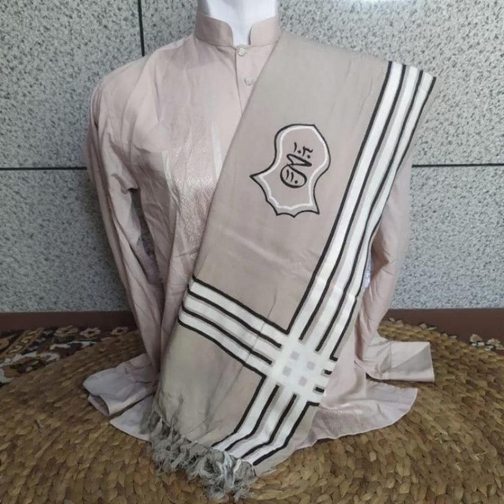 Baru Sorban Rida Arida Solo Motif trompa Logo Majlis Rasulullah SORBAN HABIB UMAR HADRA MAUT SORBAN 