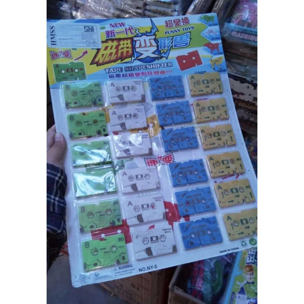 Robot Kaset Kecil Layar @24pc