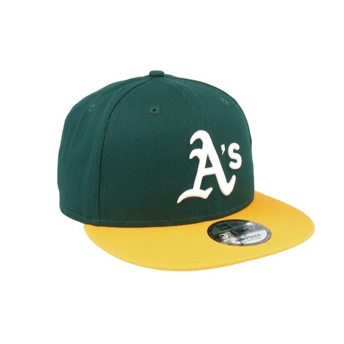 Topi New Era 9FIFTY Oakland Athletics Original -Green Yellow