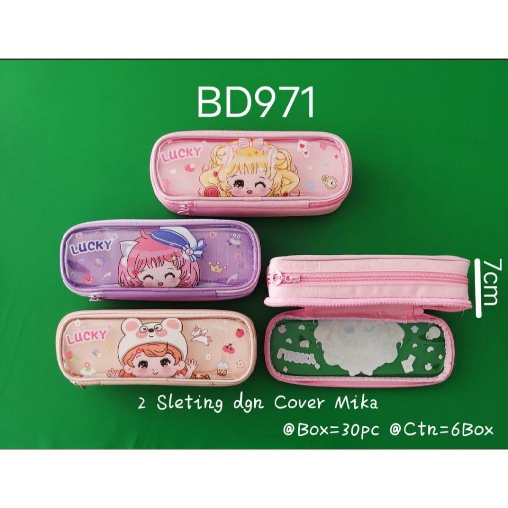 Xiaolingjing Pencil Case / Tempat Pensil Resleting BD-971
