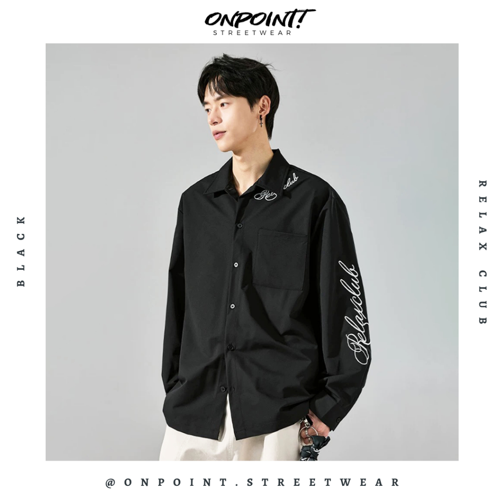 Relaxclub Shirt - kemeja lengan panjang long sleeve shirt flannel shirt kemeja flannel pria oversize