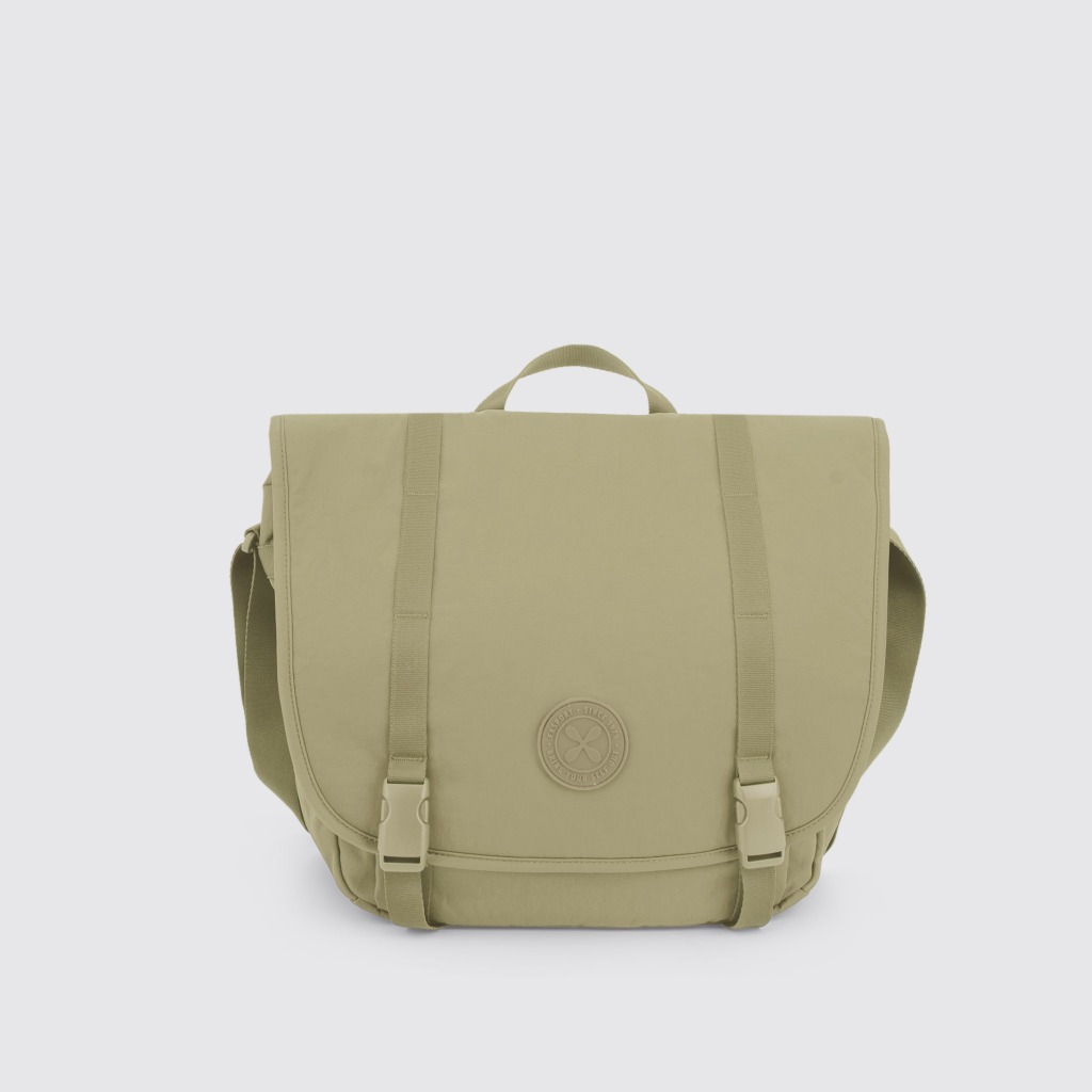 Exsport Huddle Laptop Messenger Bag, Khaki