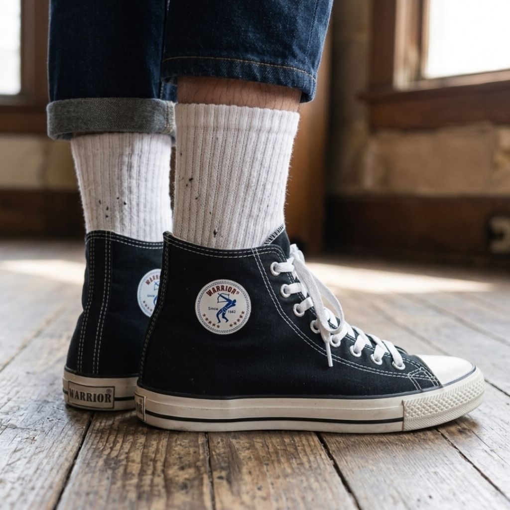 Sepatu Sneaker Pria Warrior Sparta HC Ori Gratis Kaos Kaki