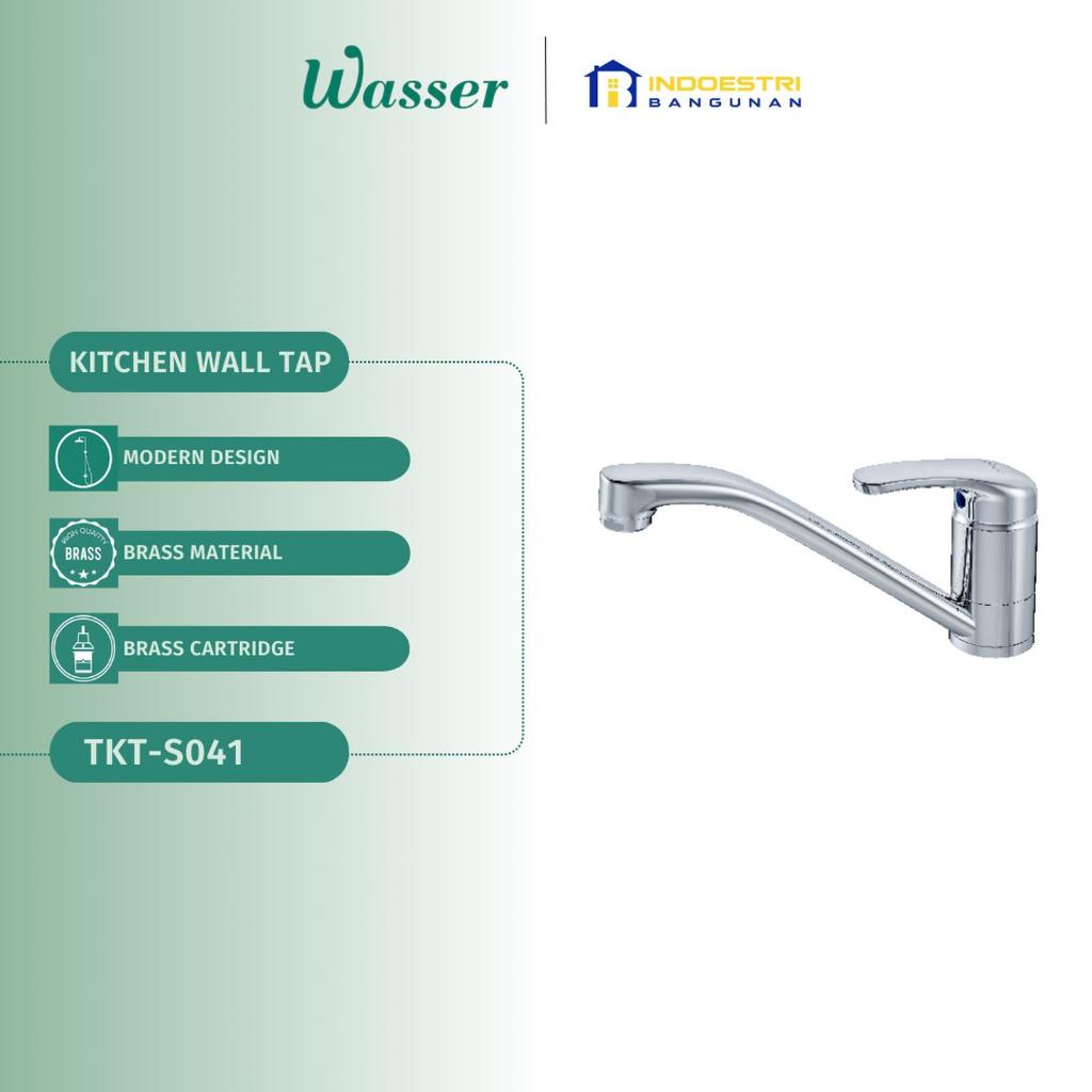 Kran Sink Cuci Piring Meja Wasser TKT S041 Chrome / Wasser Keran Cuci Piring