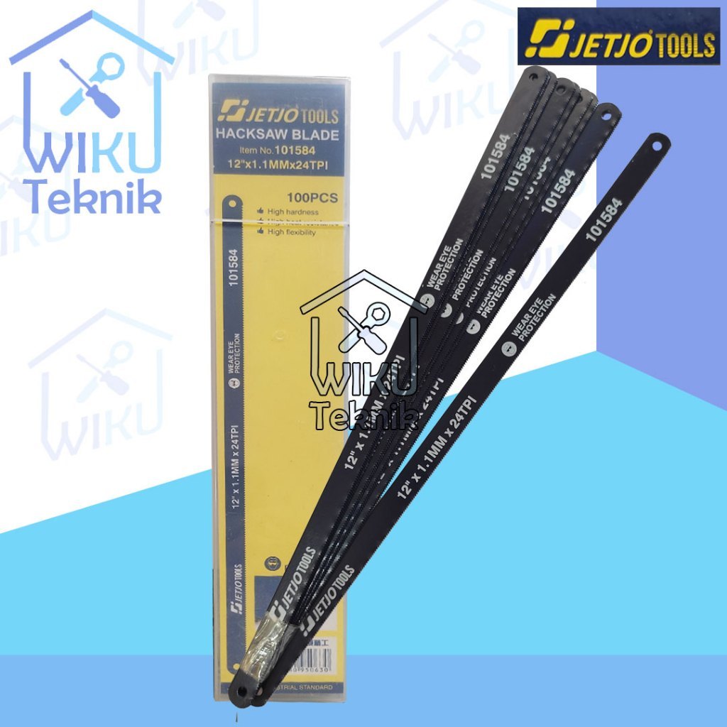 [GROSIR] JetJo Mata Gergaji Besi Hacksaw Blade 12" Inch 24 TPI Mata Halus Tebal 11mm