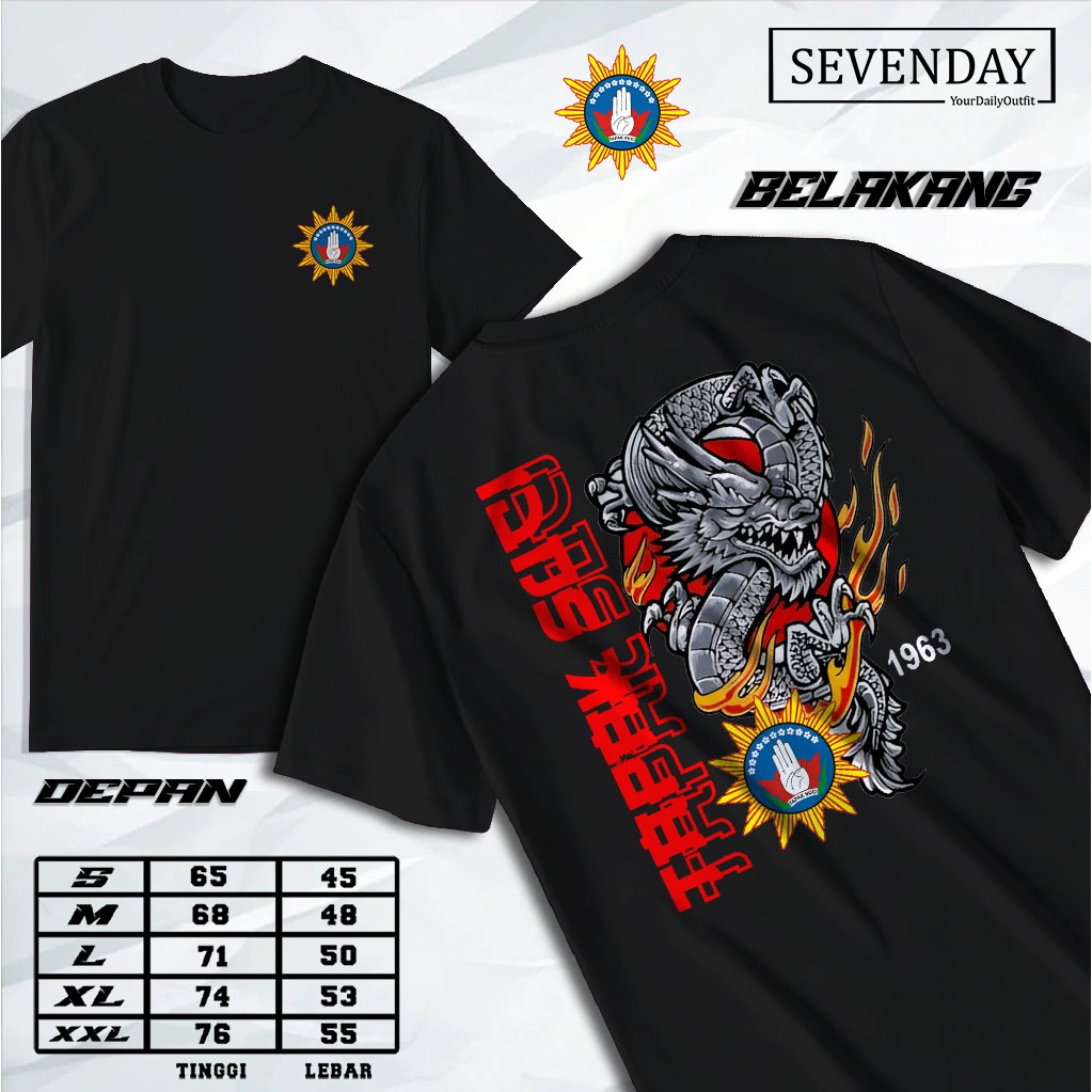 T-shirt Kaos Tapak Suci 1963 - Baju Kaos Distro Pesilat Tapak Suci Baju Distro Pria Terbaru_kaos ata