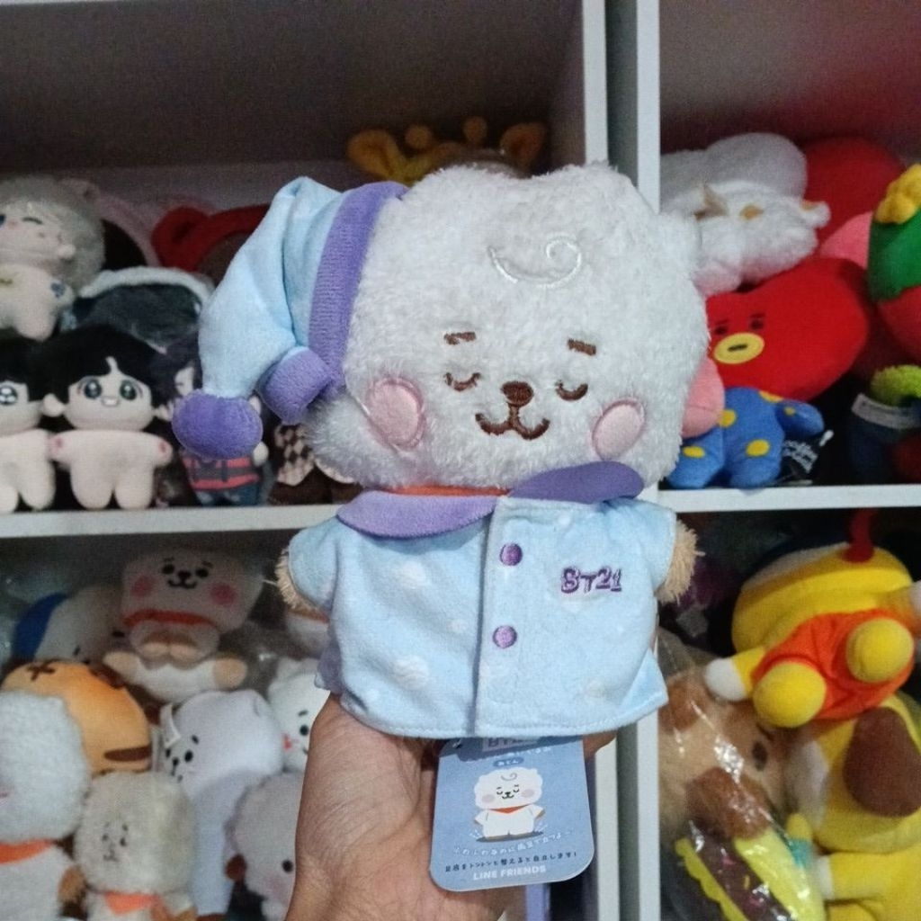 Ready_Rj Piyama Official Bt21 Line Friends New Tag