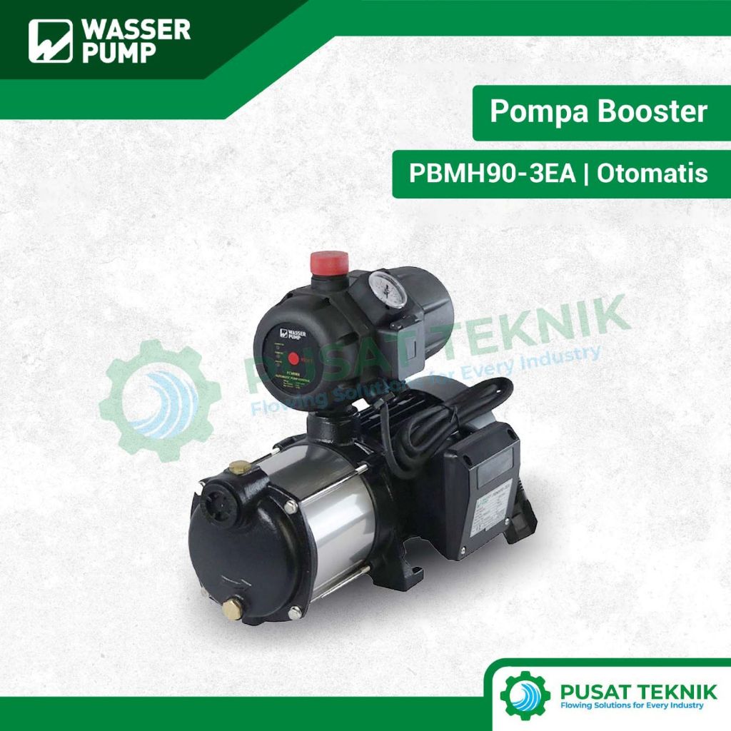 Mesin Pompa Air Pendorong WASSERPUMP PBMH90-3EA Booster Pump Multistage PBMH 90 3EA