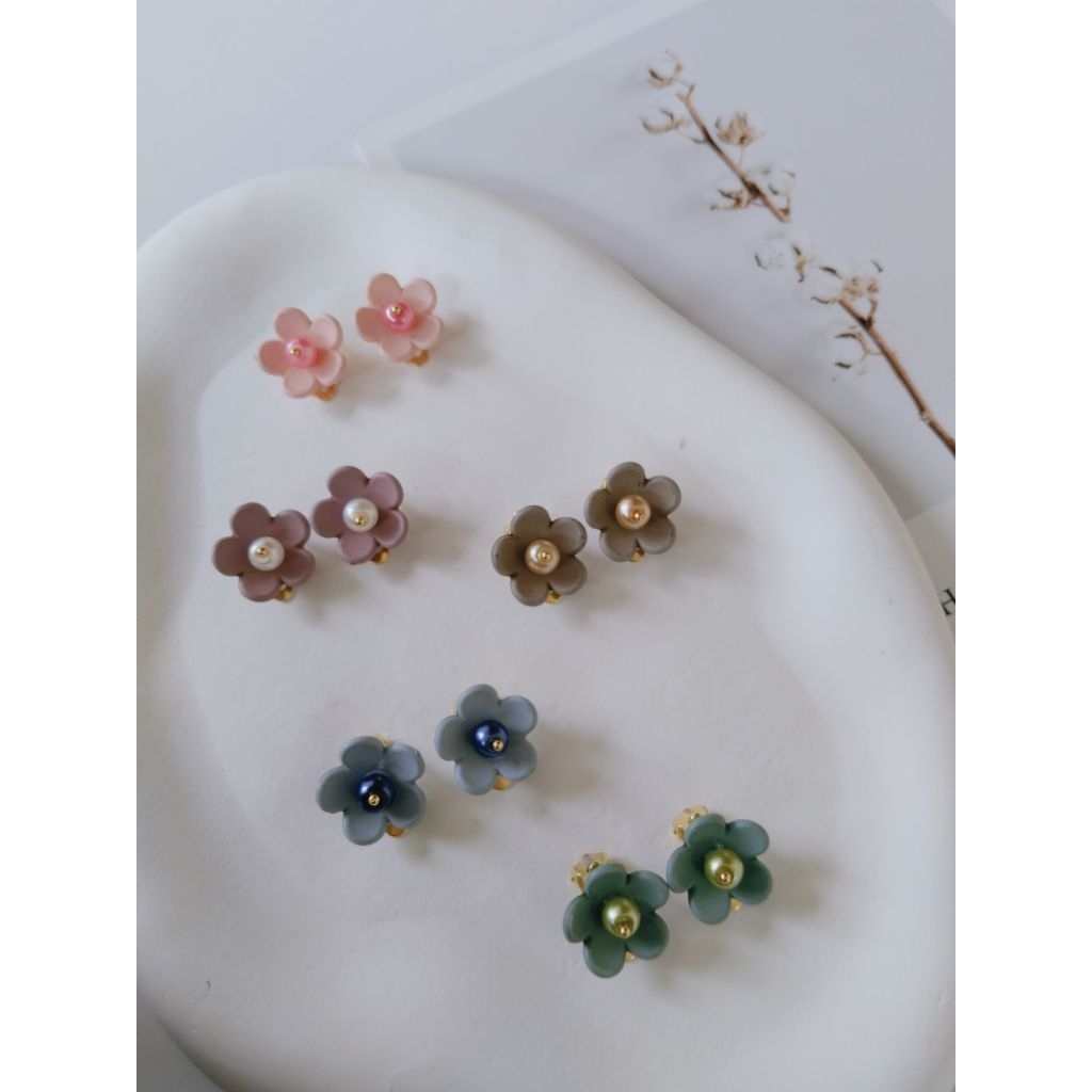 Anting Hijab Anting Jepit Anting Klip / Aksesoris Hijab