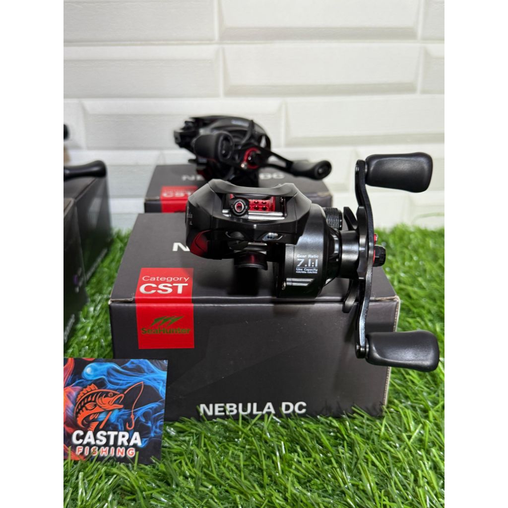 Reel BC seahunter Nebula DC Rasio 7.1:1 5Kg Max Drag NEW