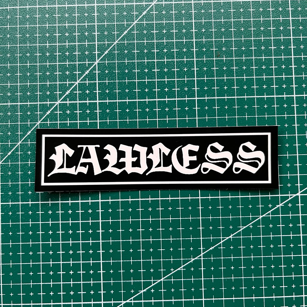STICKER LAWLESS JAKARTA LOGO