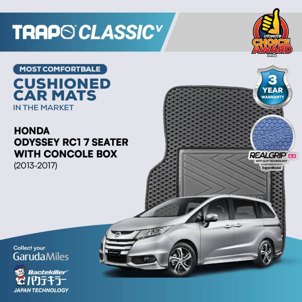 Karpet Mobil Trapo Classic Mark V Honda Odyssey RC1 7 Seater with Console Box (2013-2017)