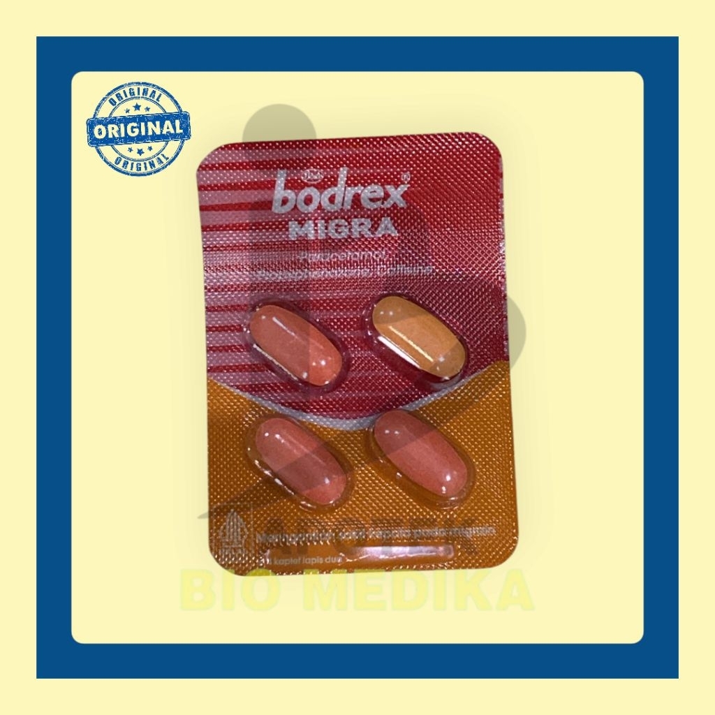 BODREX MIGRA TABLET OBAT WARUNG ECER MURAH