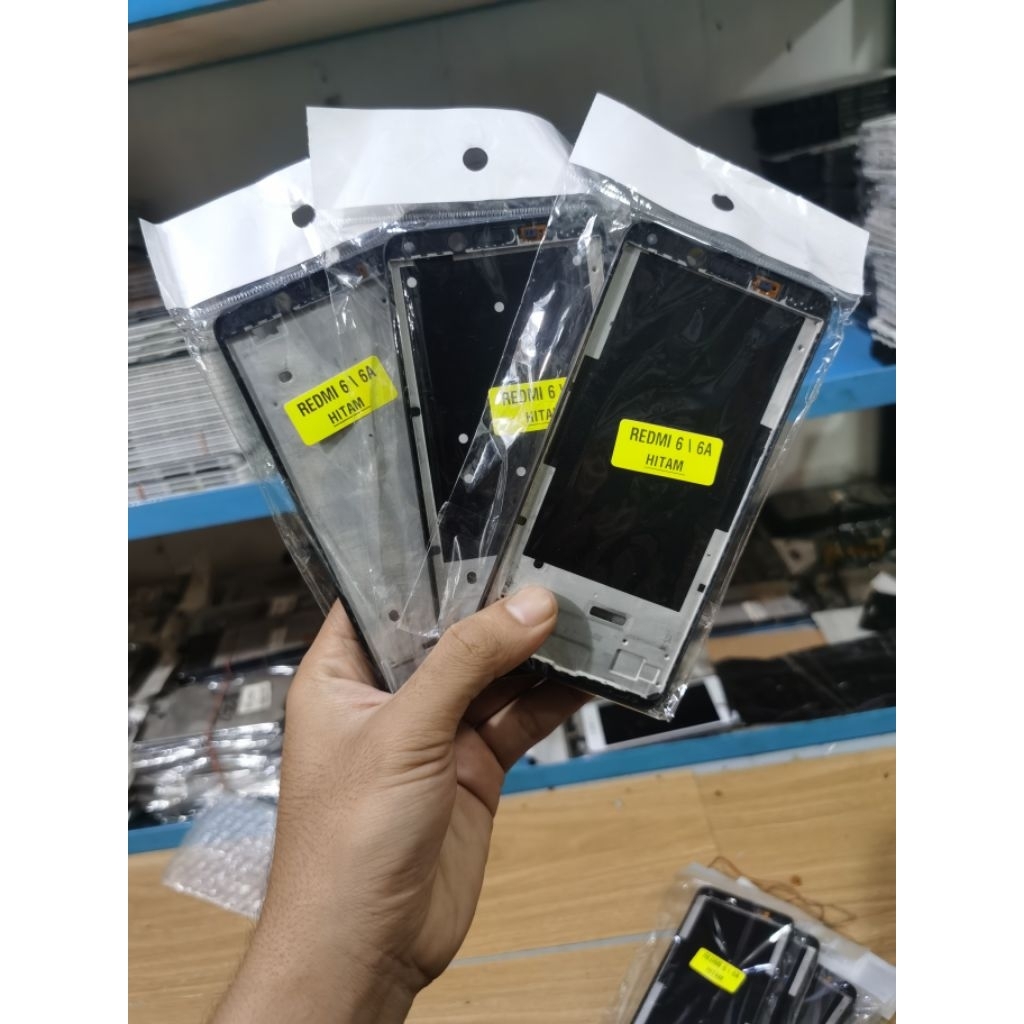 Frame Tatakan Lcd Xiaomi Redmi 6A Dual Sim Original Copotan Like New