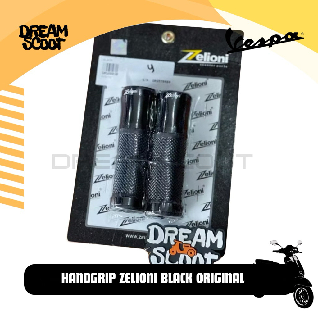 Handgrip Zelioni Vespa sprint Black Handgrip Zelioni Vespa primavera Handgrip Vespa LX Vespa S Handf