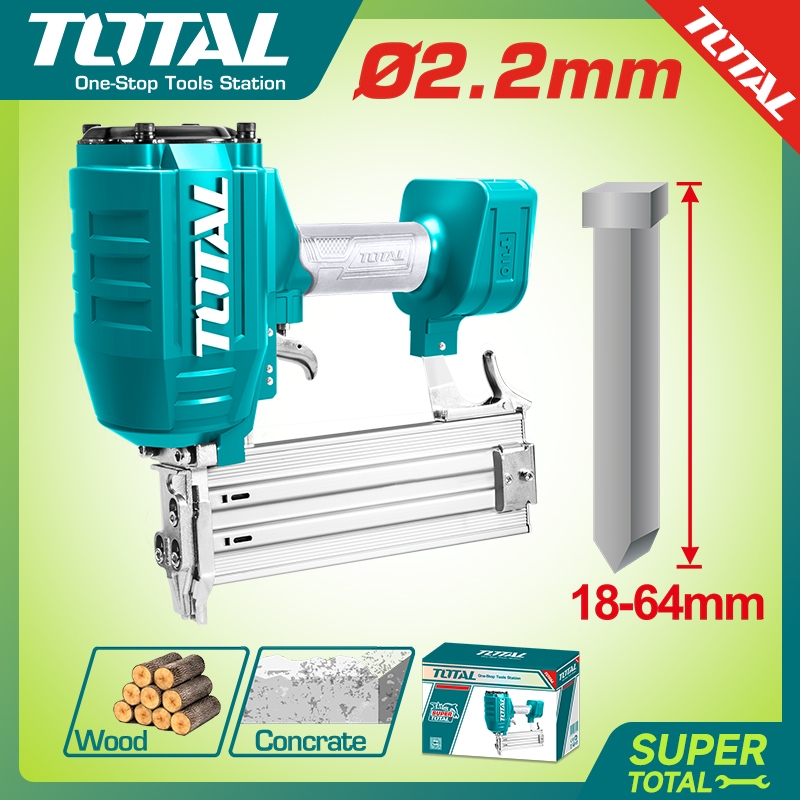 TOTAL Mesin Paku Tembak Beton Udara Air Tat8641 Kapasitas 70 Buah 18-64mm