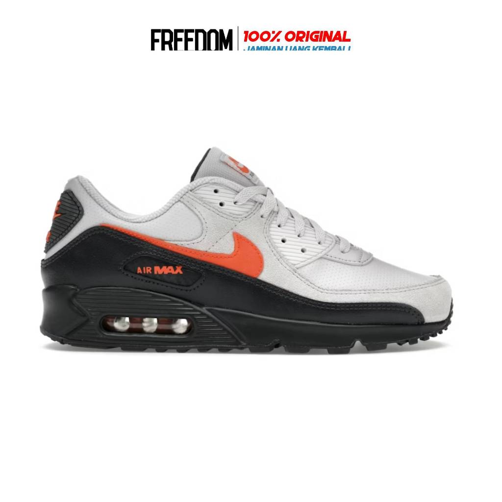 Air Max 90 Vast Grey Savety Orange Anthracite ORIGINAL RESMI Sepatu Pria IF0670-003