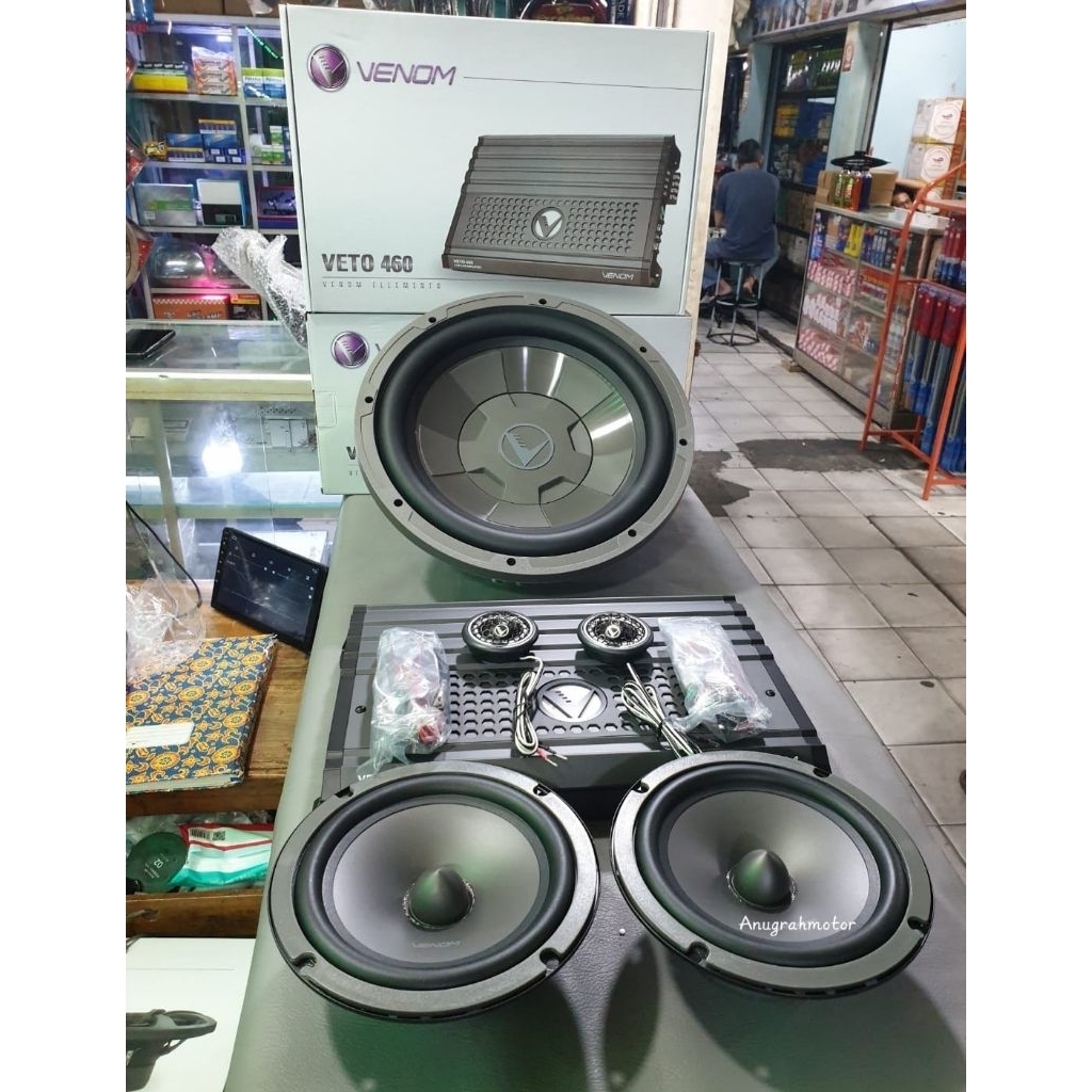 Paketan audio mobil veto terbaru full set audio mobil