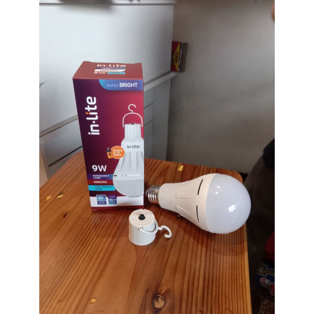 Led Buld Emergency Lamp INBE005 inlite 9Watt