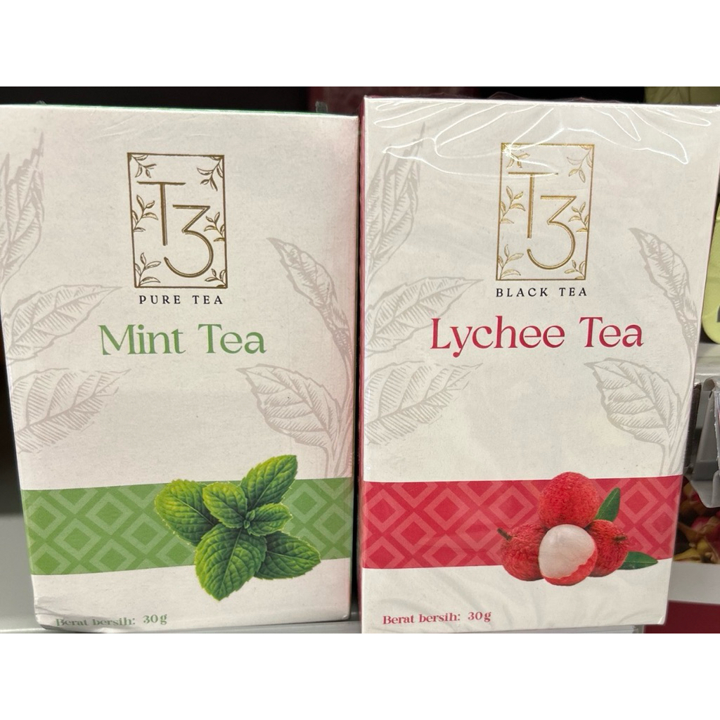 T3 mint tea & longan tea