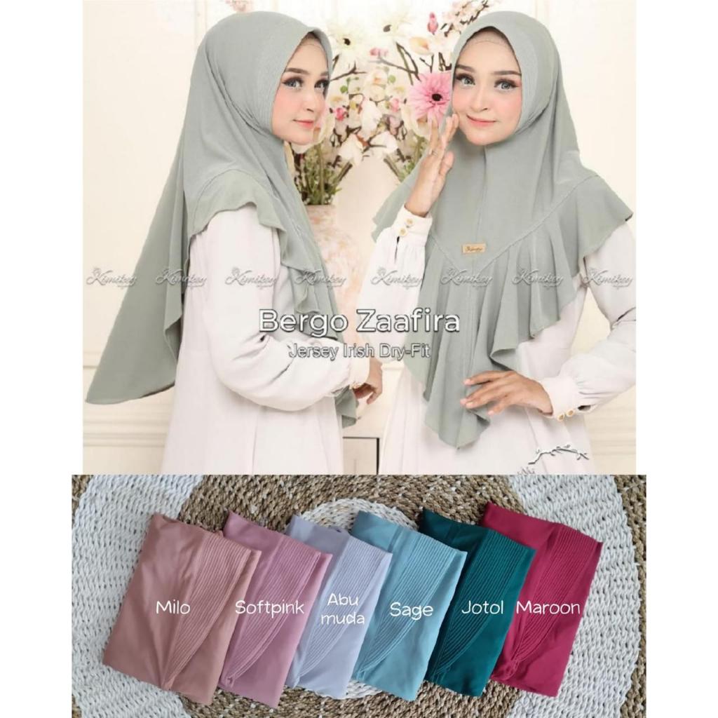Jilbab Bergo Zaafira By Kimikey Hijab