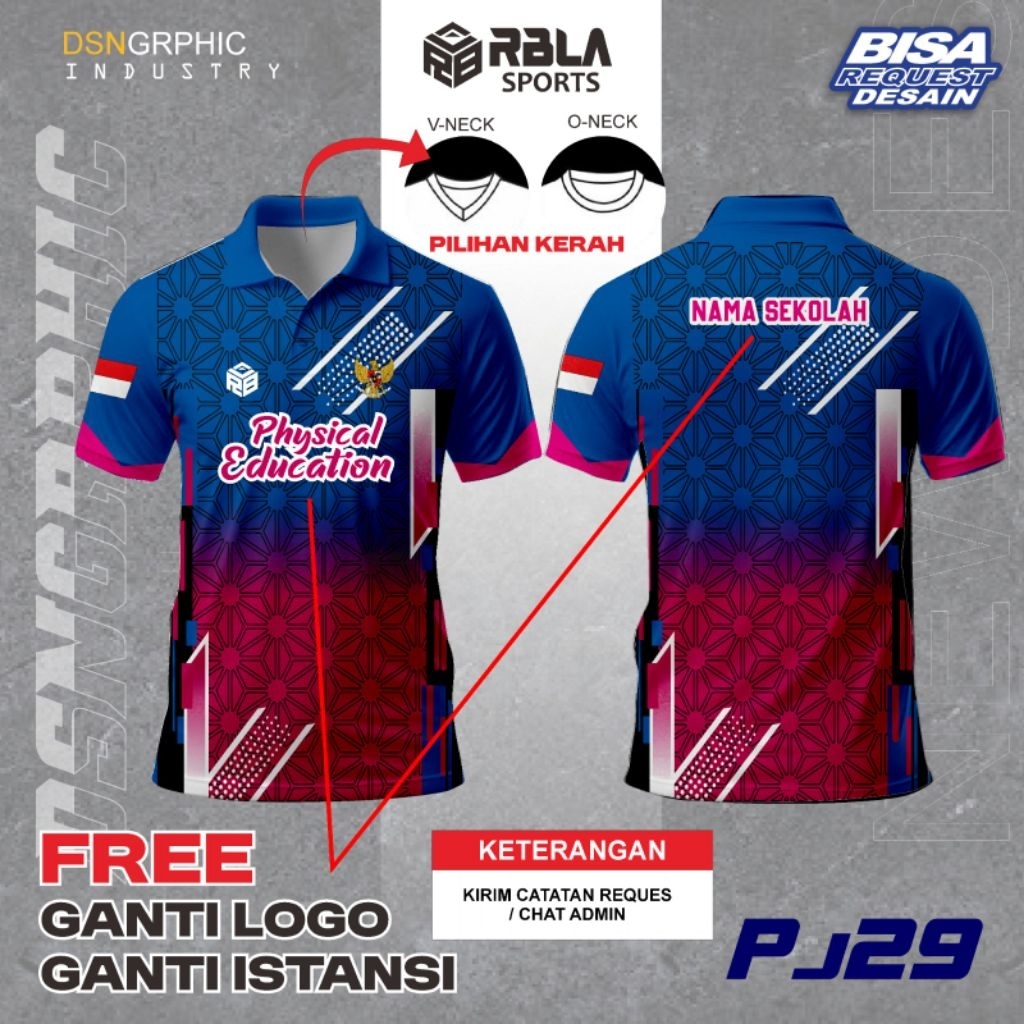 Jersey PPG PJOK PRINTING CUSTOM