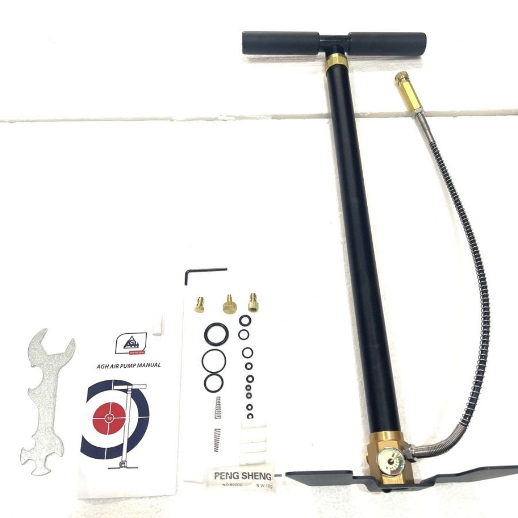 Pompa PCP AGH 4 Stage 4500 PSI  Filter Besar - High Pressure Pump - Kaki Lipat