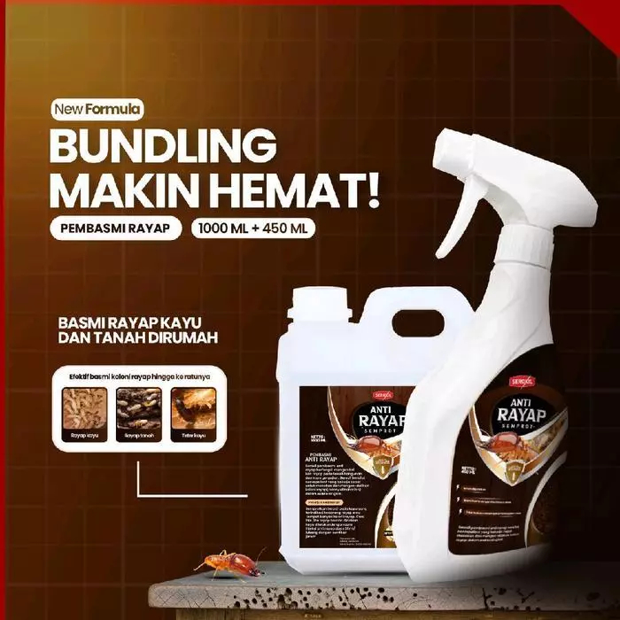 SEROXIL ANTI RAYAP - PEMBASMI RAYAP - PENGUSIR RAYAP - RACUN RAYAP - ANTI RAYAP - OBAT RAYAP ORIGINA