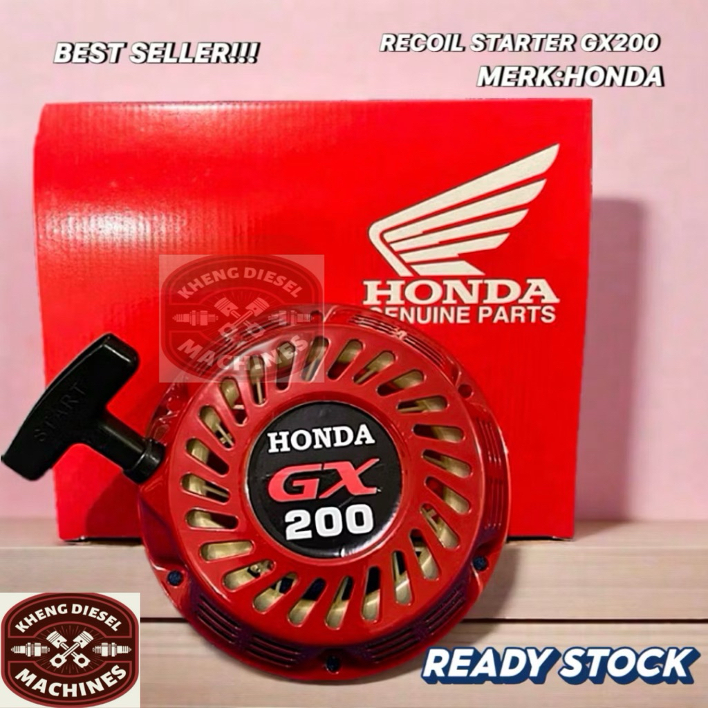 murah!! recoil starter assy GX160 GX200 HONDA original made in japan