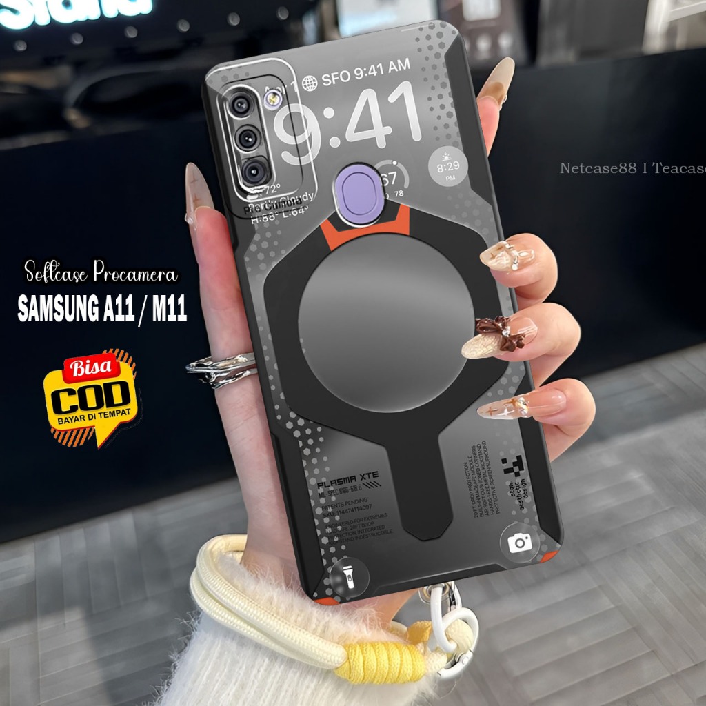 Cassing Hp Samsung A11 - Samsung M11 Terbaru - Softcase Procamera - Silikon Tpu Lentur - Fashion Cas