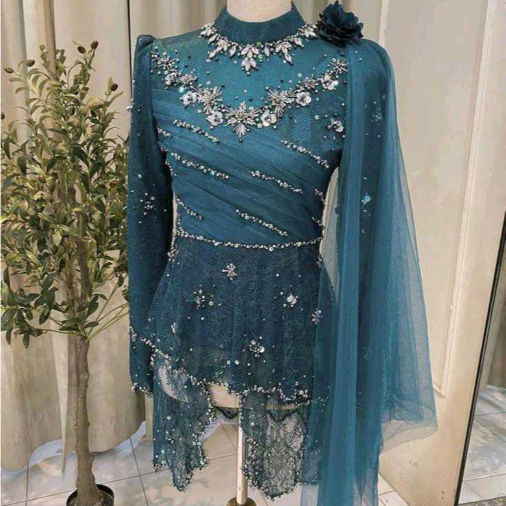 Kebaya Mewah Bahan Brokat Canthili Premium Kebaya Lamaran Wisuda