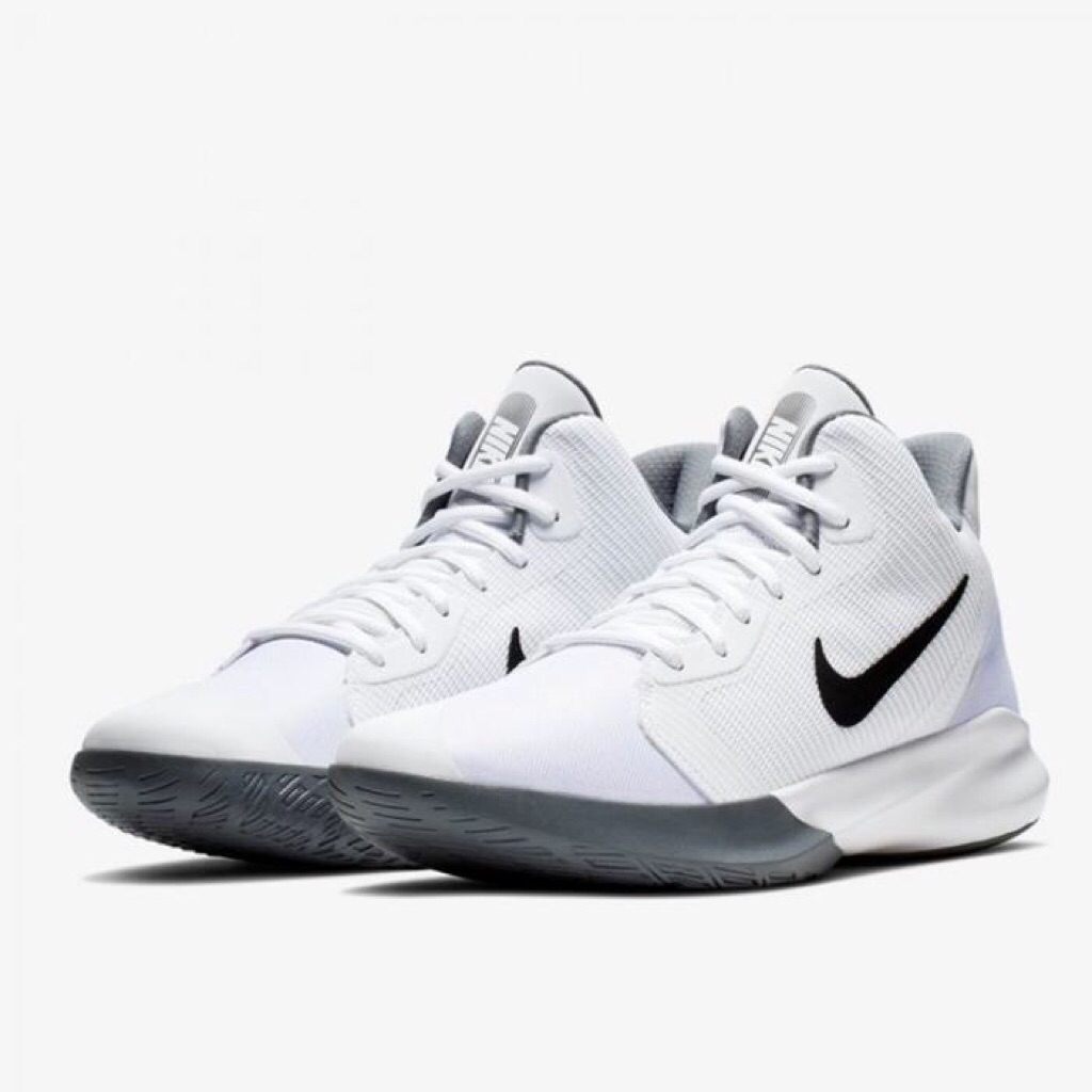 Sepatu Basket Precision 3 White/Grey/Black