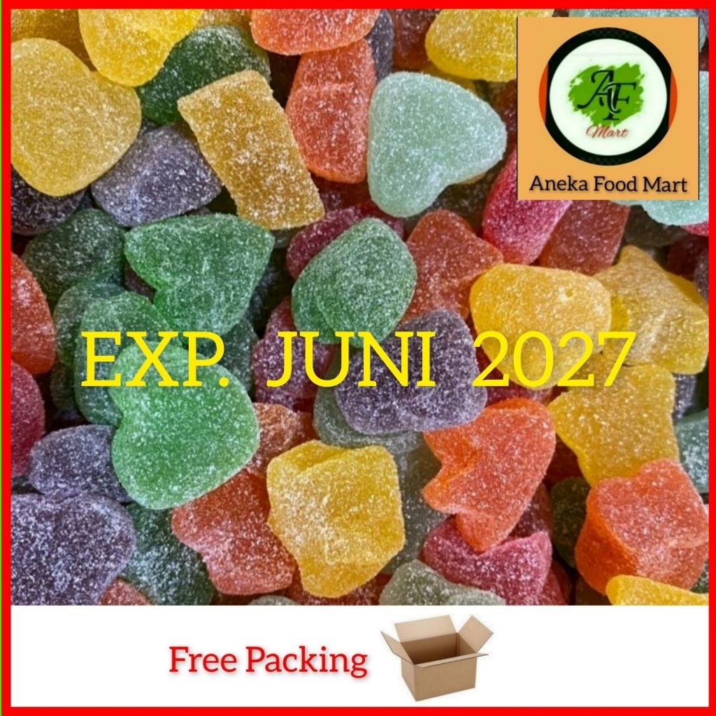 jelly waisun 500gr/ jelly kiloan/ jelly Malaysia/ waisun jelly/ mixed pastiles
