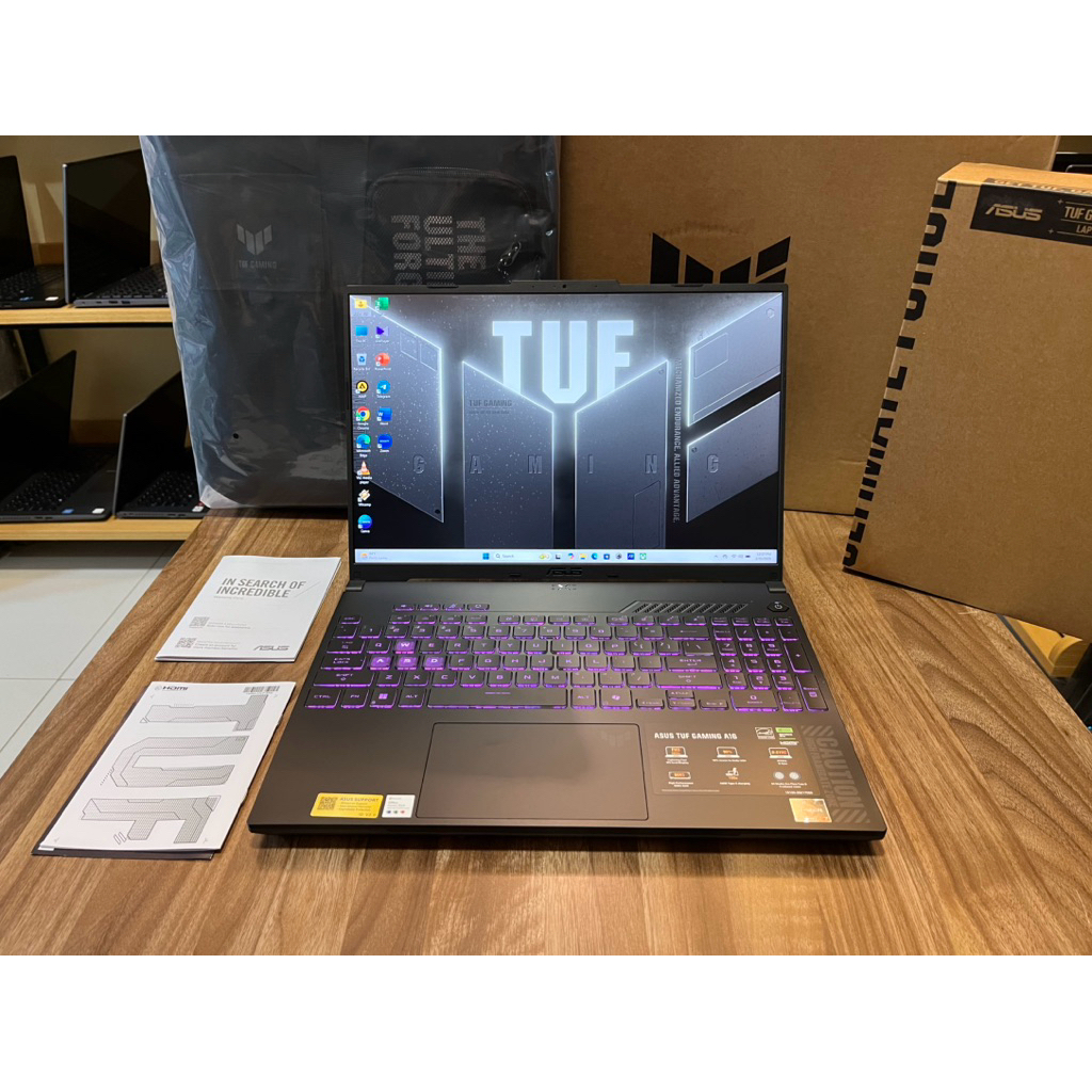 ASUS TUF GAMING A16 R7 7000 RTX 4050 6GB RAM 16GB SSD 512GB