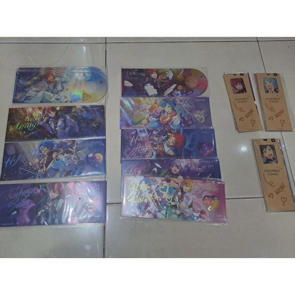VARIOUS ticket & photostrip ensemble stars enstars cn leo tsukinaga rinne amagi himeru tsukasa suou 