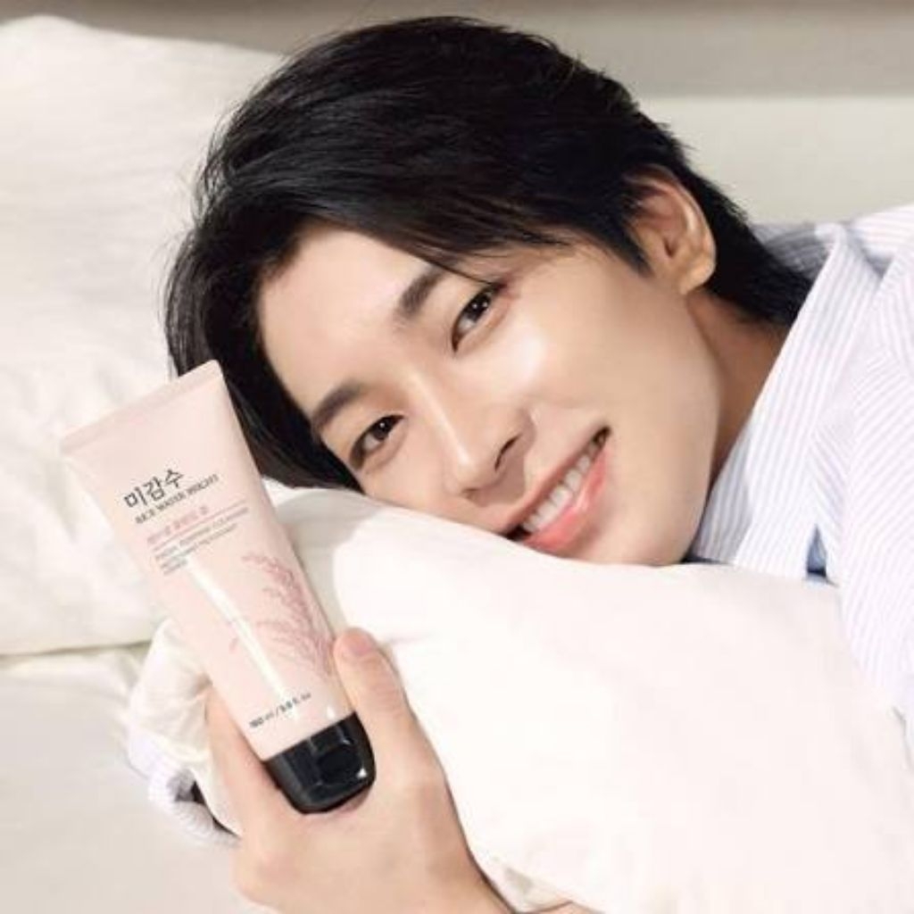 Wonwoo Pick The Face Shop Rice Water Bright Facial Foaming Cleanser