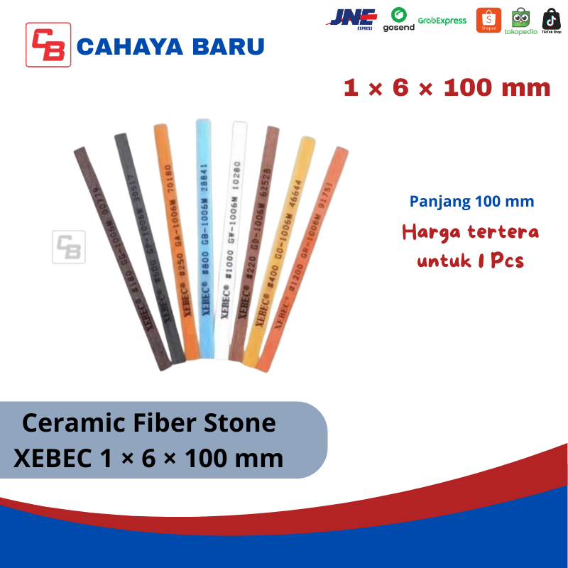 Ceramic Fiber Stone XEBEC 1 × 6 × 100 mm
