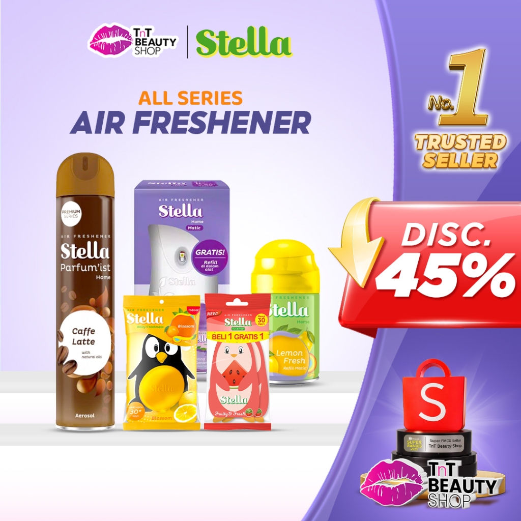 Stella Series | Stella All In One , pocket, clip on, daily, skyline, fogo Lavender Garden 42+13gr - 