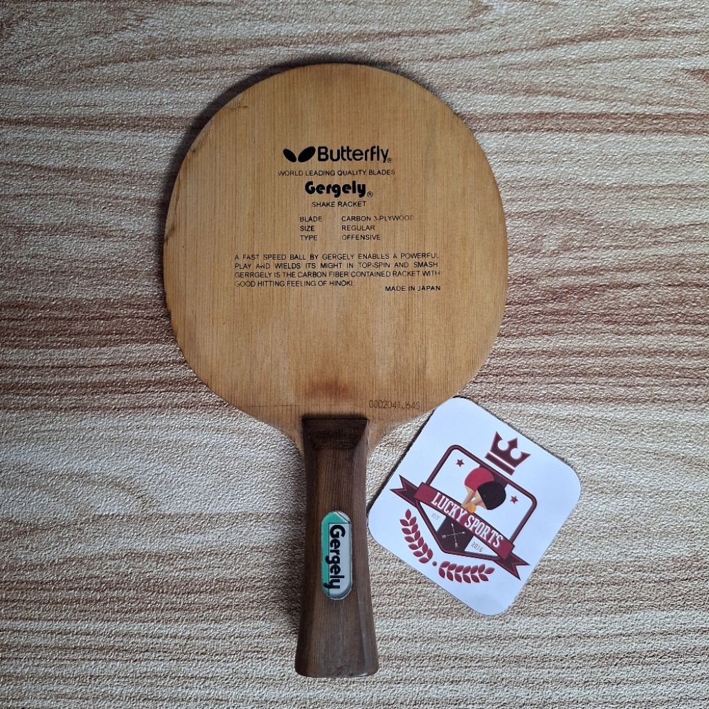 Kayu Butterfly Gergely old tag second nomor 6