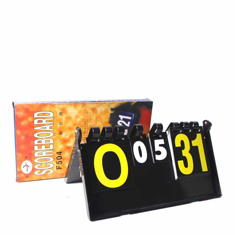 Papan Skor Multi Fungsi Untuk Padel Badminton Tenis Meja Pertandingan Lainnya Bijian Score Board 02