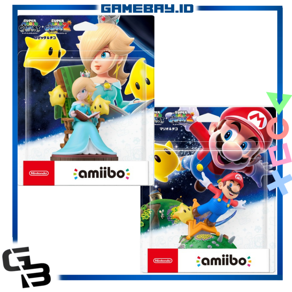 Amiibo Mario and Luma Super Mario Galaxy + Super Mario Galaxy 2 Series / Rosalina and Luma