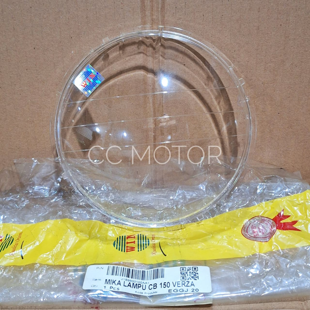 WIN Mika Kaca Lampu Depan CB 150 Verza  / Mika Lampu Depan CB 150 Verza  / Mika Reflektor CB 150 Ver