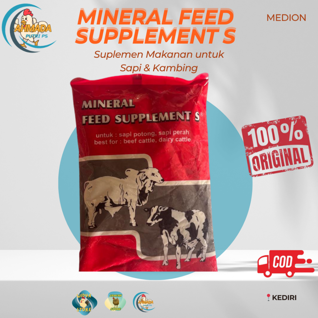 MINERAL SAPI 1 KG MEDION Mineral Kalsium Sapi Perah Sapi Potong