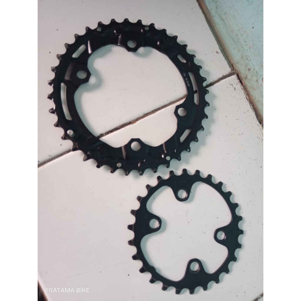 chainring shimano deore m4100 36-26T bcd 96 Asimetris