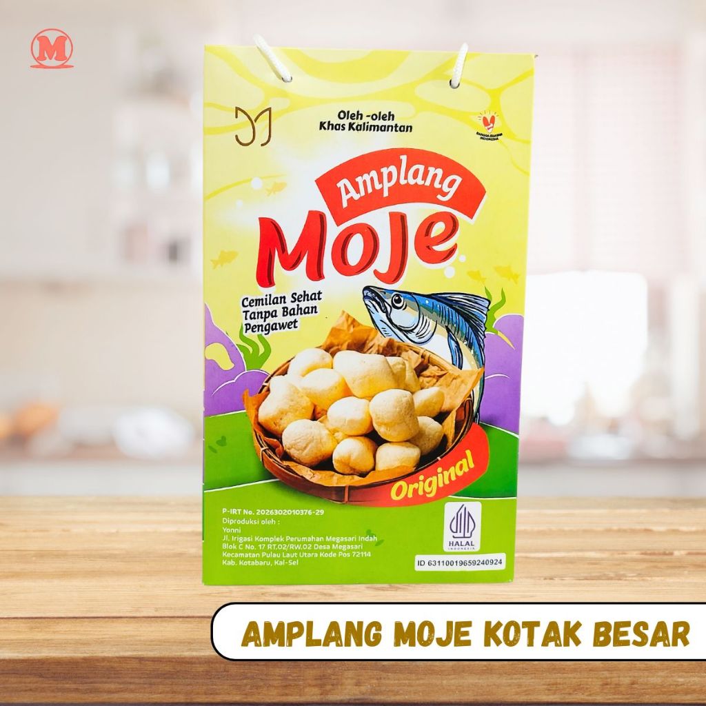 Amplang Ikan Tenggiri Moje Khas KotaBaru Kotak Besar