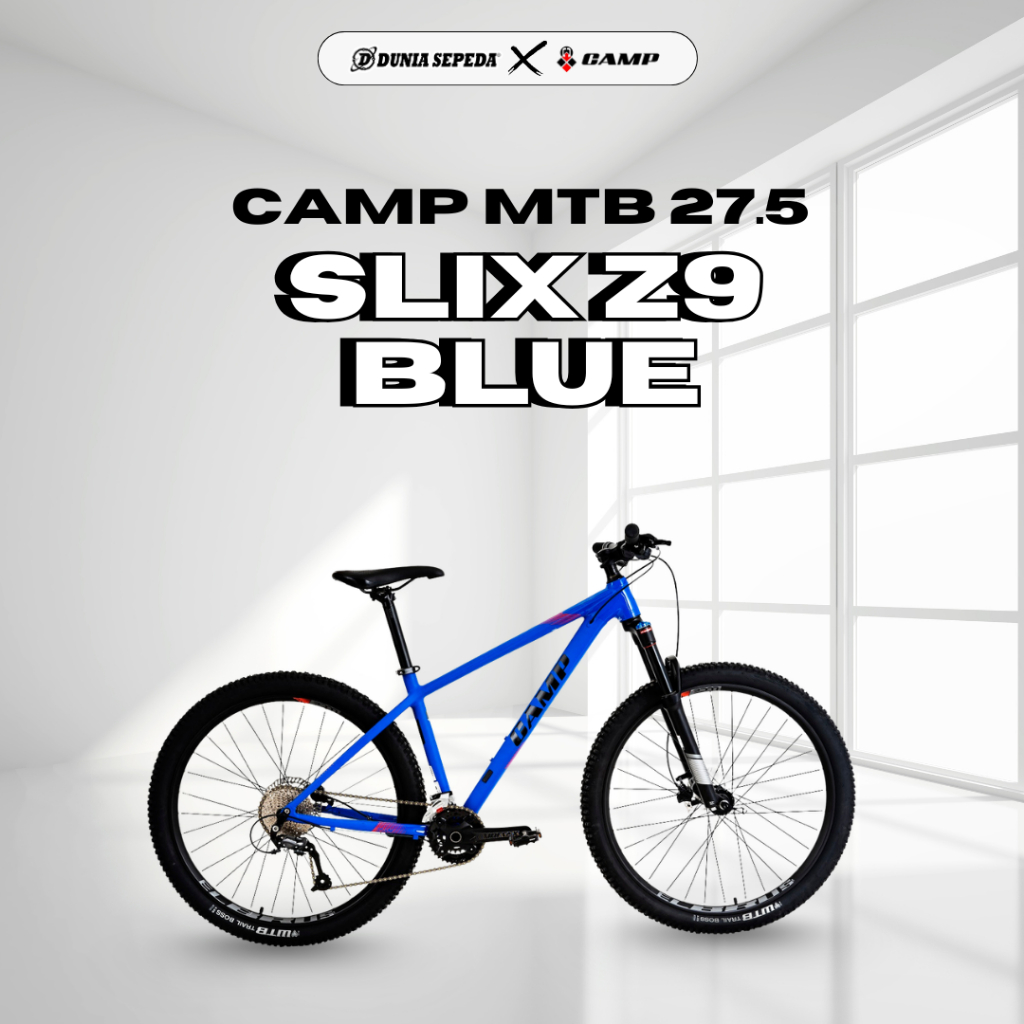 Sepeda Gunung MTB CAMP SLIX Z9 27.5 Inch Blue - Sepeda Gunung MTB Camp Slix Z9