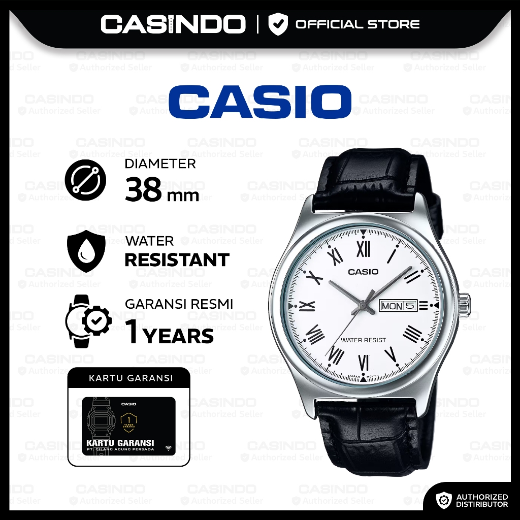 CASIO Jam Tangan Pria Analog MTP-V006L-7BUDF