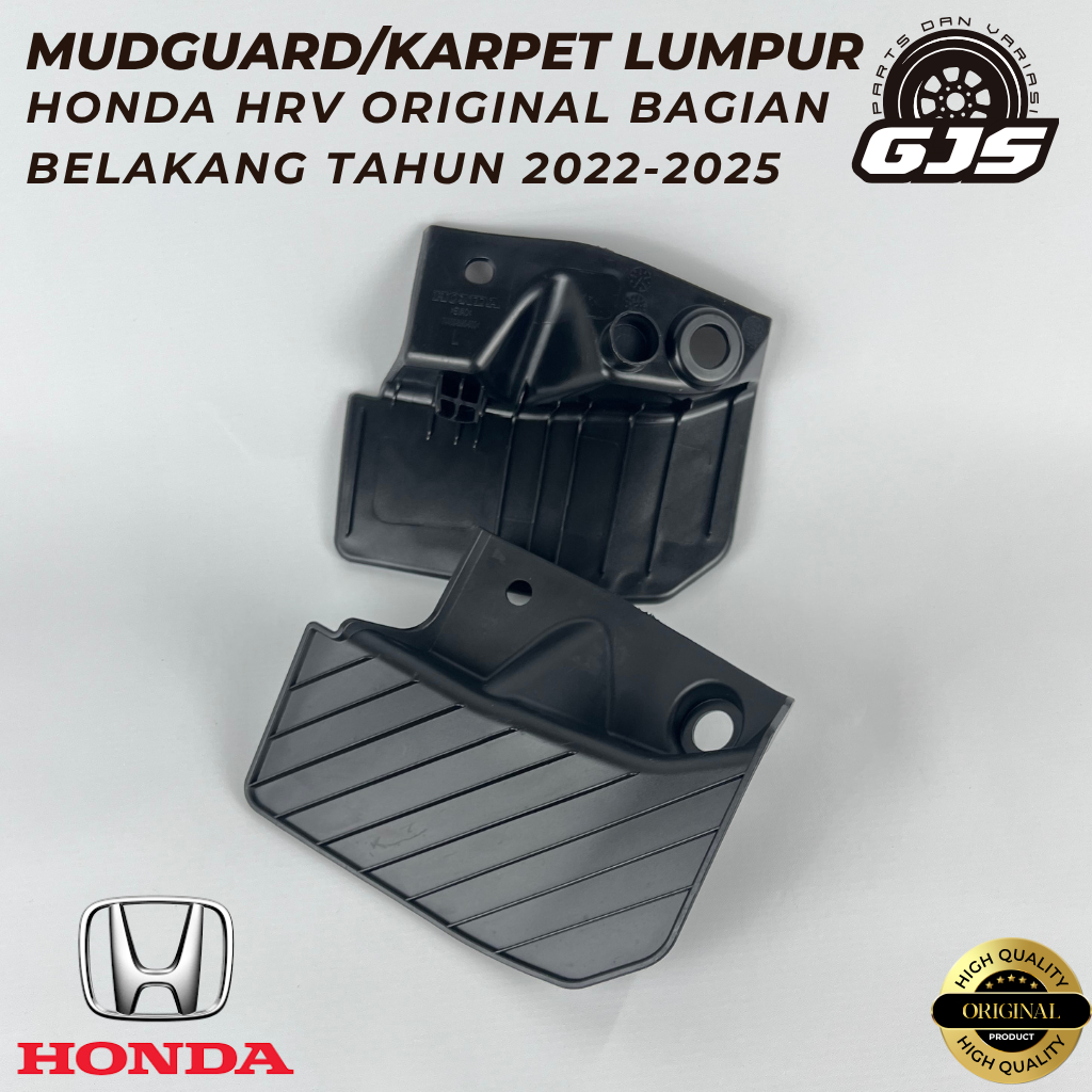 Mudguard Karpet Lumpur Honda HRV 2022 2023 2024 2025 Original/ Karet Karpet Lumpur Belakang HRV 2022